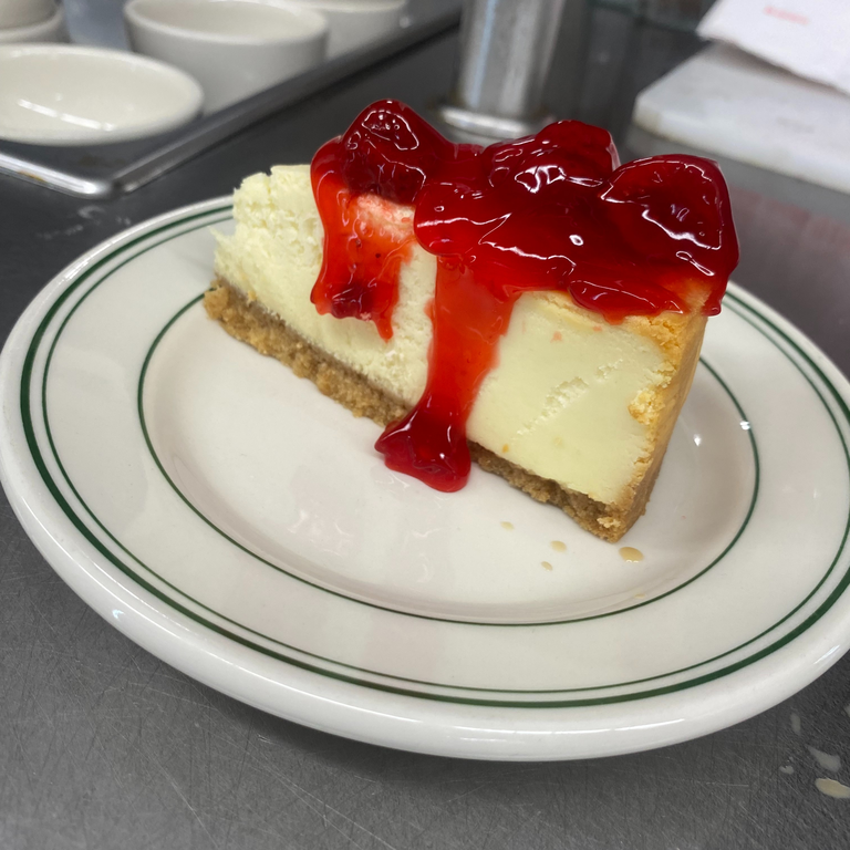 Indulge in our cheesecake