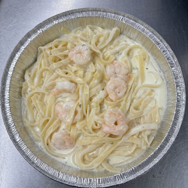 Shrimp Alfredo.