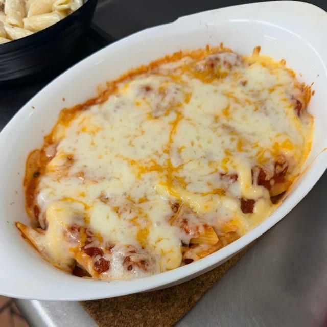 5 Cheese Ziti With Tomato Sauce.