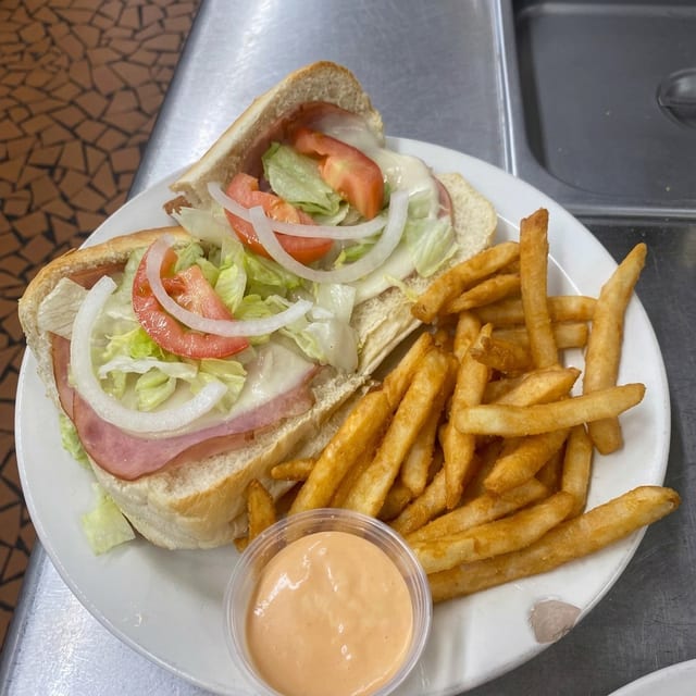 Ham & Cheese Sub.